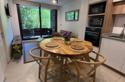 Arriendo de departamento en Pucón con vista al bosque y piscina
